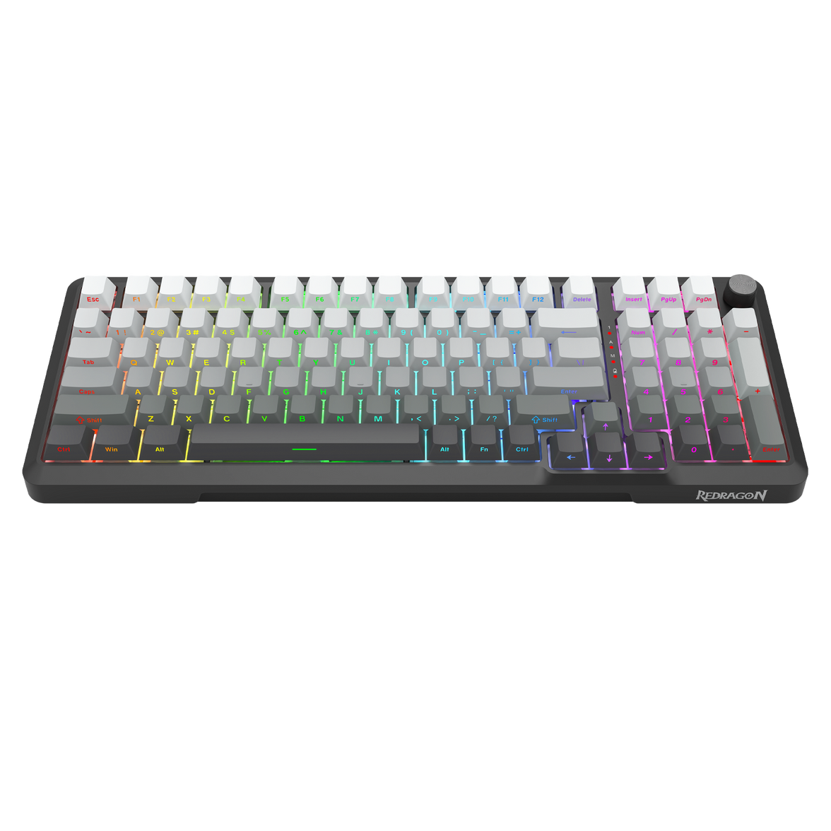 Redragon Bragi Pro Tri-Mode South Facing Mechanical Keyboard Gradient Gray (K688SP-RGB-PRO)