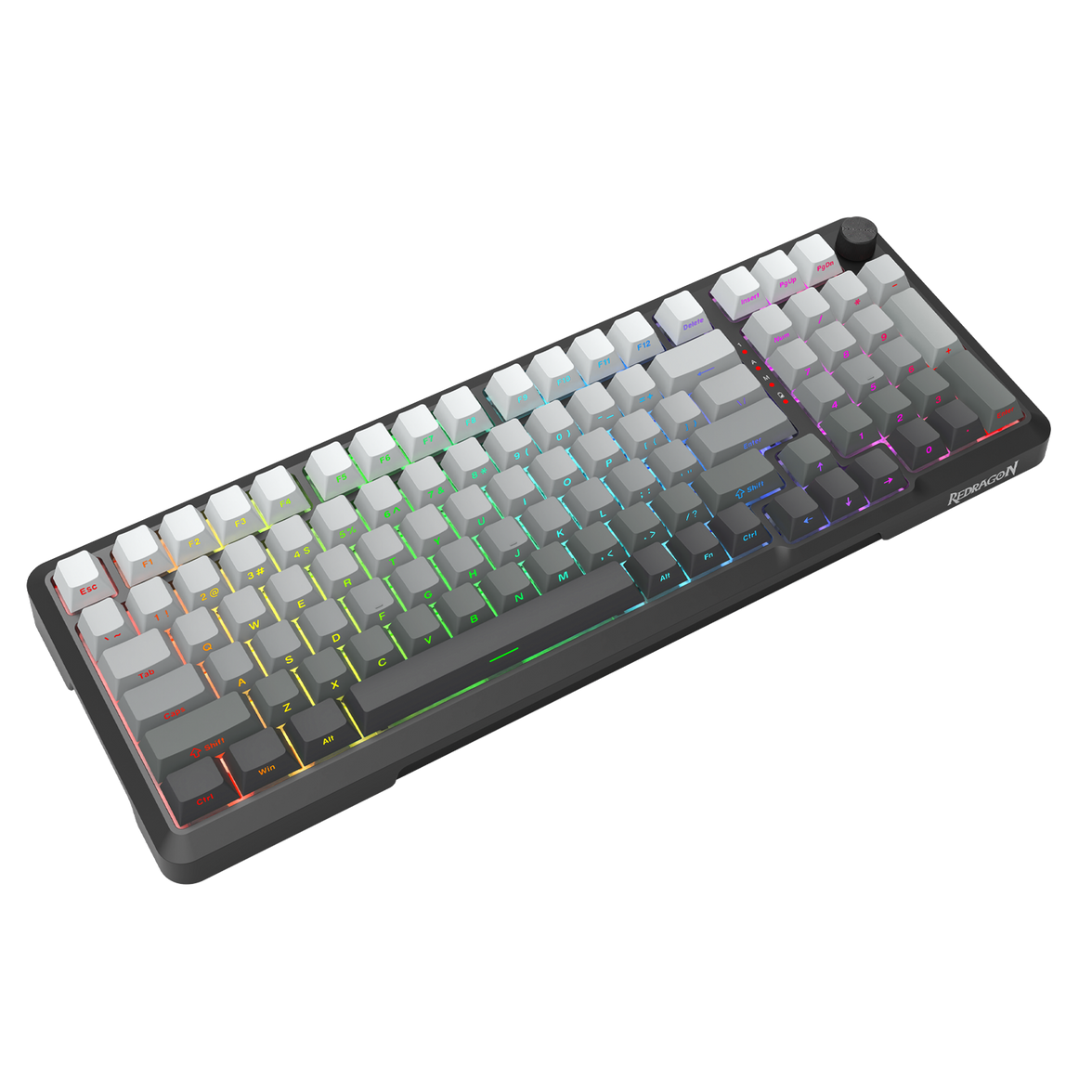 Redragon Bragi Pro Tri-Mode South Facing Mechanical Keyboard Gradient Gray (K688SP-RGB-PRO)