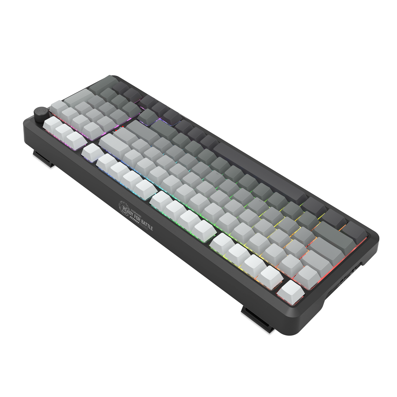 Redragon Bragi Pro Tri-Mode South Facing Mechanical Keyboard Gradient Gray (K688SP-RGB-PRO)