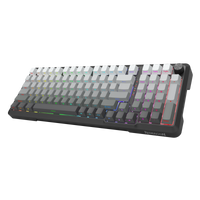 Redragon Bragi Pro Tri-Mode South Facing Mechanical Keyboard Gradient Gray (K688SP-RGB-PRO)