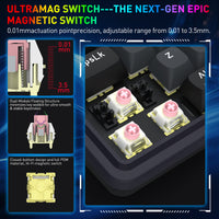 Redragon Nova Magnetic Switch  Wireless Gaming Keyboard (K709GB-RGB-M)