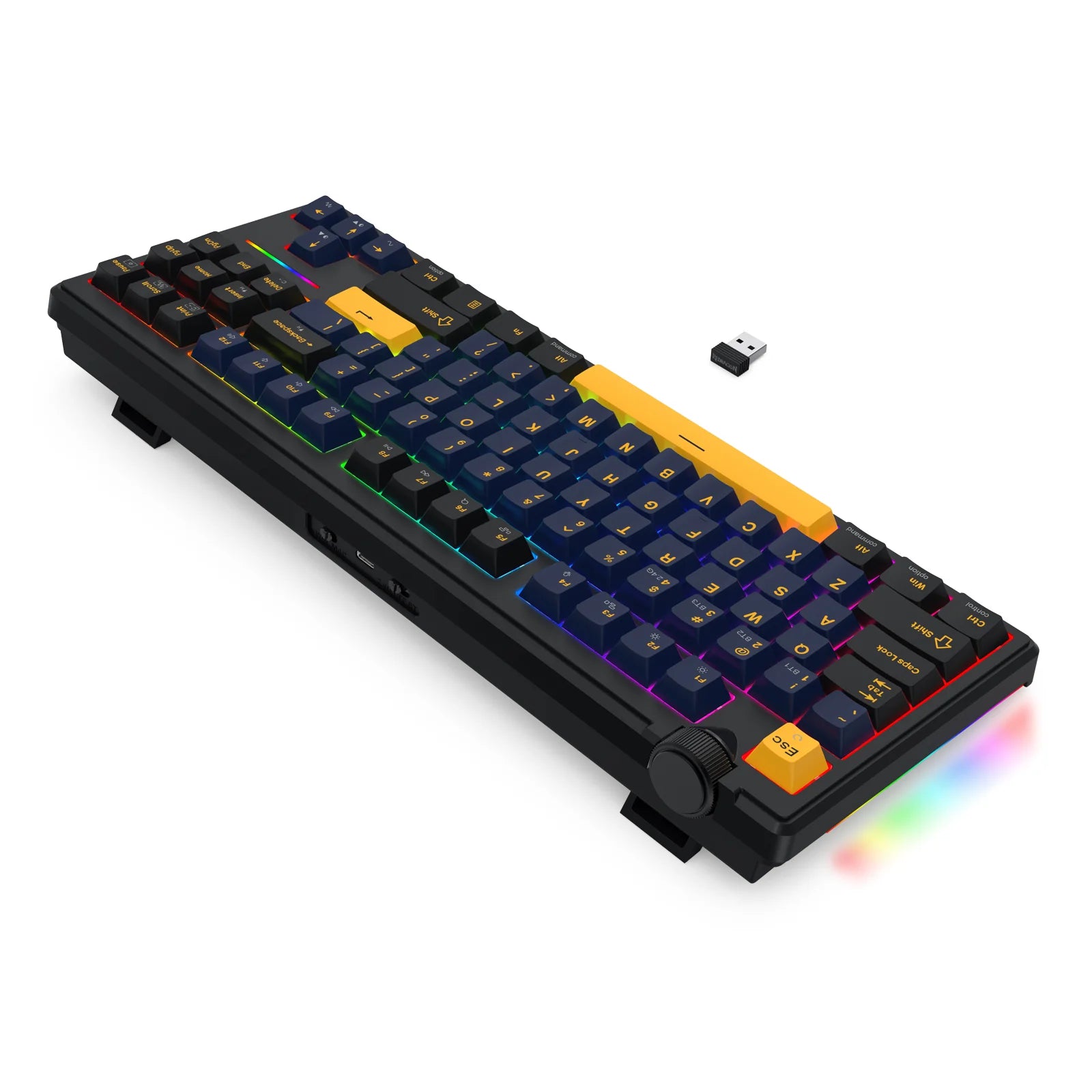 Redragon Cyclone Pro Wireless Gaming Keyboard Black (K716BLY-RGB-PRO)