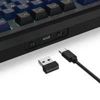 Redragon Cyclone Pro Wireless Gaming Keyboard Black (K716BLY-RGB-PRO)