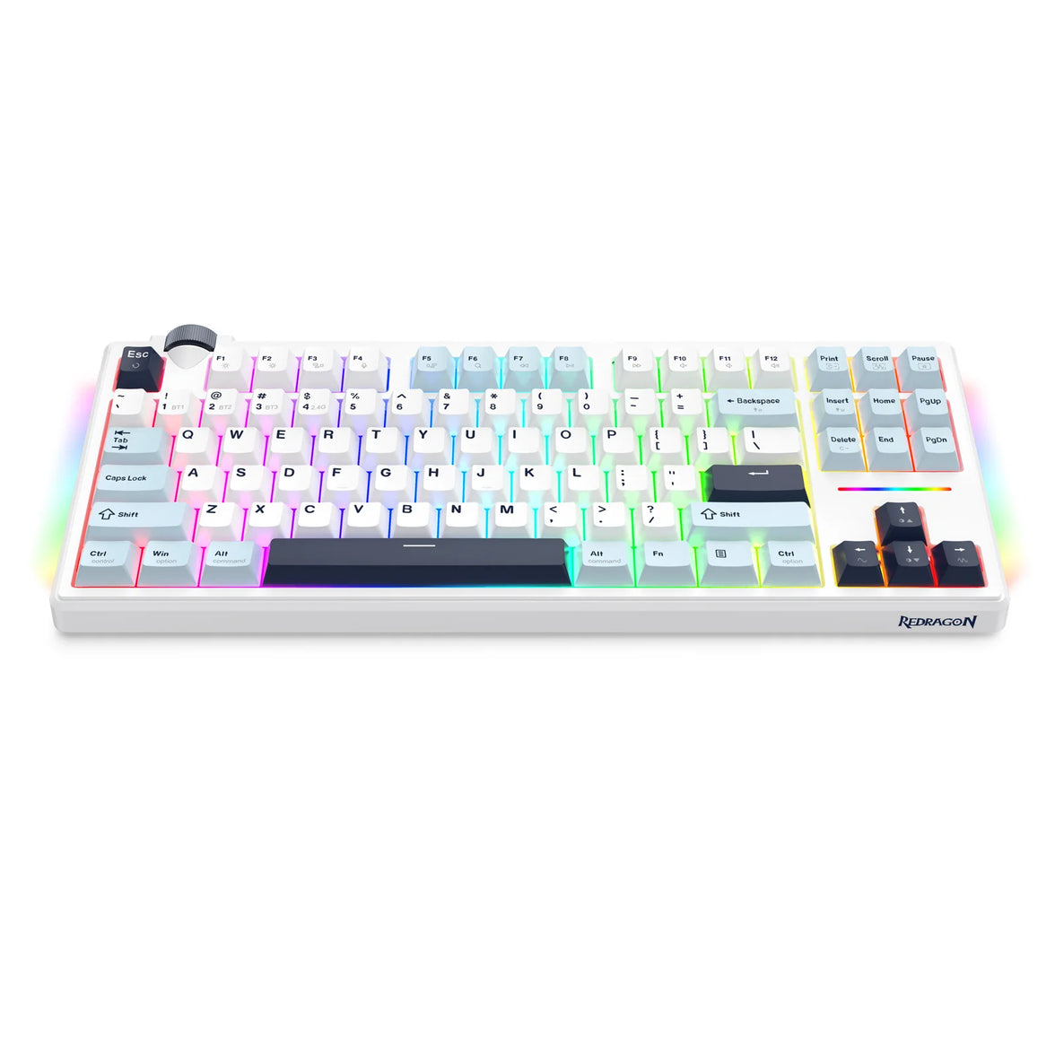 Redragon Cyclone Pro Wireless Gaming Keyboard White (K716WBL-RGB-PRO)