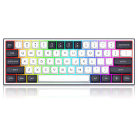 Redragon Wired Gaming Keyboard White/Black Alcor RGB K717