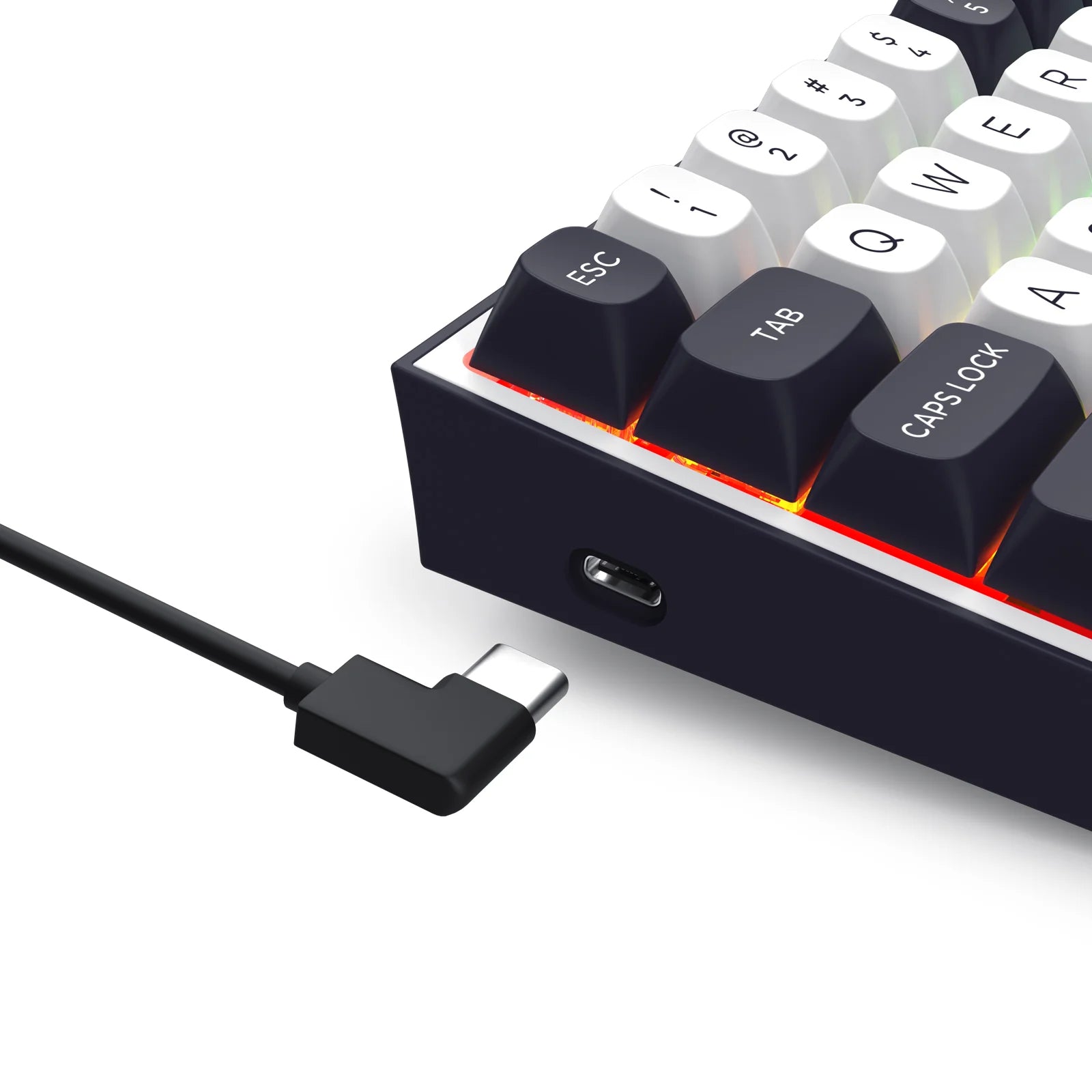 Redragon Wired Gaming Keyboard White/Black Alcor RGB K717