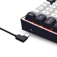 Redragon Wired Gaming Keyboard White/Black Alcor RGB K717