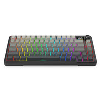 Redragon KEYBOARD WIRELESS (K724SP-RGB-PRO) BEHEMOTH PRO (GRADIENT GREY)