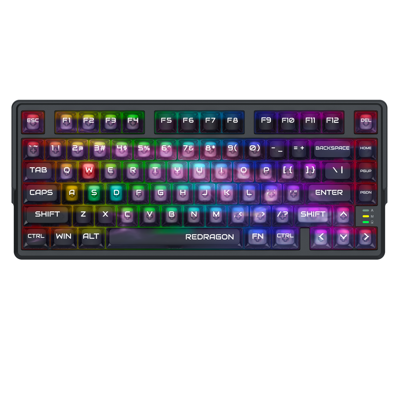 Redragon Barlette Magnetic Gaming Keyboard Amethyst Purple (K767-WL-M)