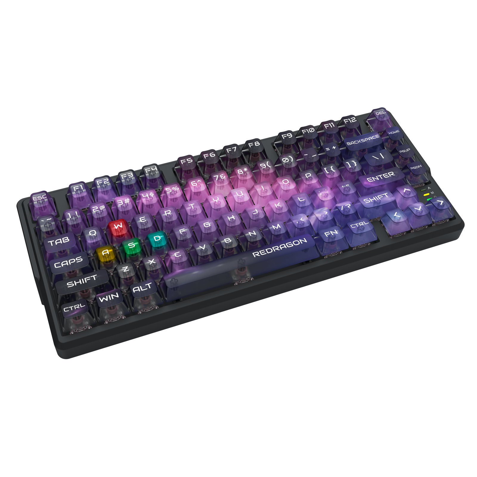 Redragon Barlette Magnetic Gaming Keyboard Amethyst Purple (K767-WL-M)