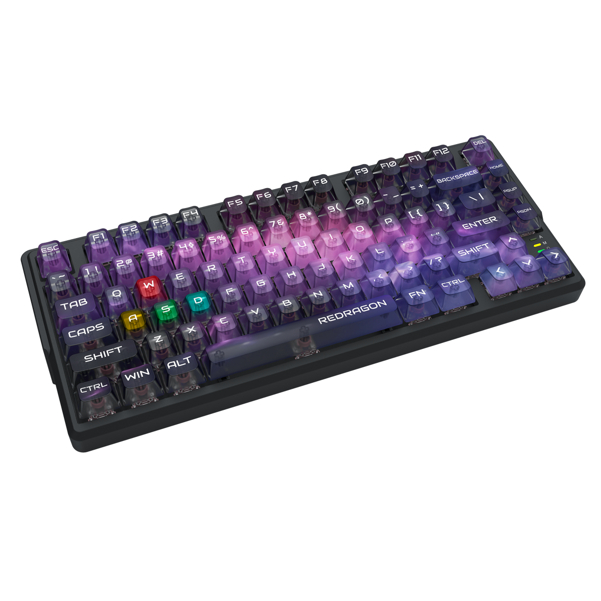 Redragon Barlette Magnetic Gaming Keyboard Amethyst Purple (K767-WL-M)