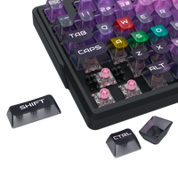 Redragon Barlette Magnetic Gaming Keyboard Amethyst Purple (K767-WL-M)
