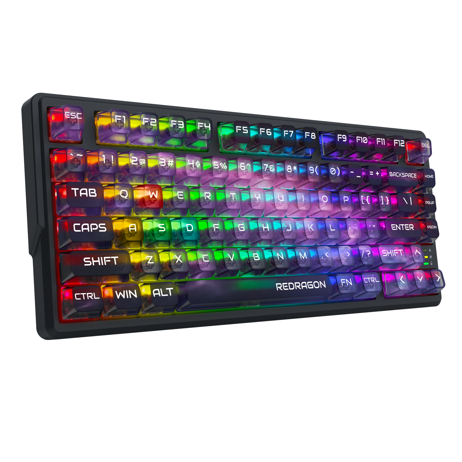 Redragon Barlette Magnetic Gaming Keyboard Amethyst Purple (K767-WL-M)