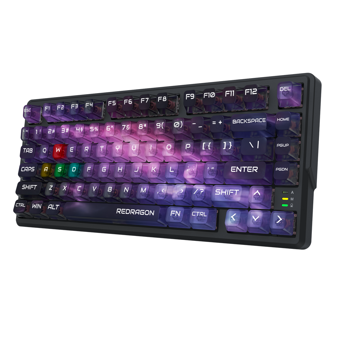 Redragon Barlette Magnetic Gaming Keyboard Amethyst Purple (K767-WL-M)