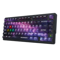 Redragon Barlette Magnetic Gaming Keyboard Amethyst Purple (K767-WL-M)