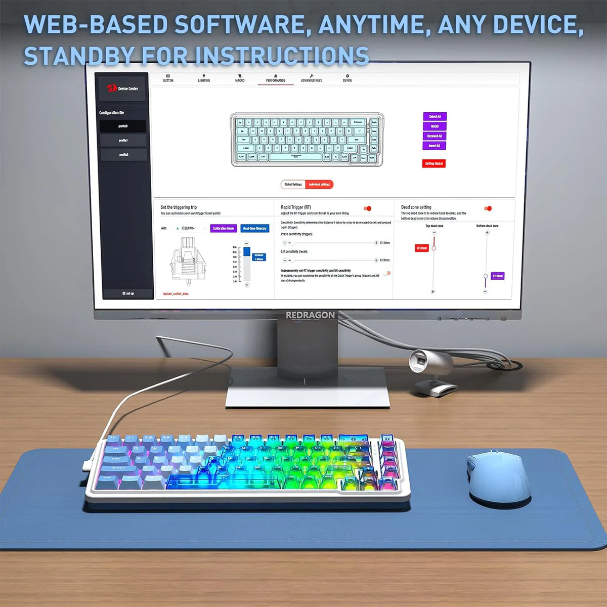 Redragon Nova Magnetic Wired Gaming Keyboard (K709PLB-RGB-M)
