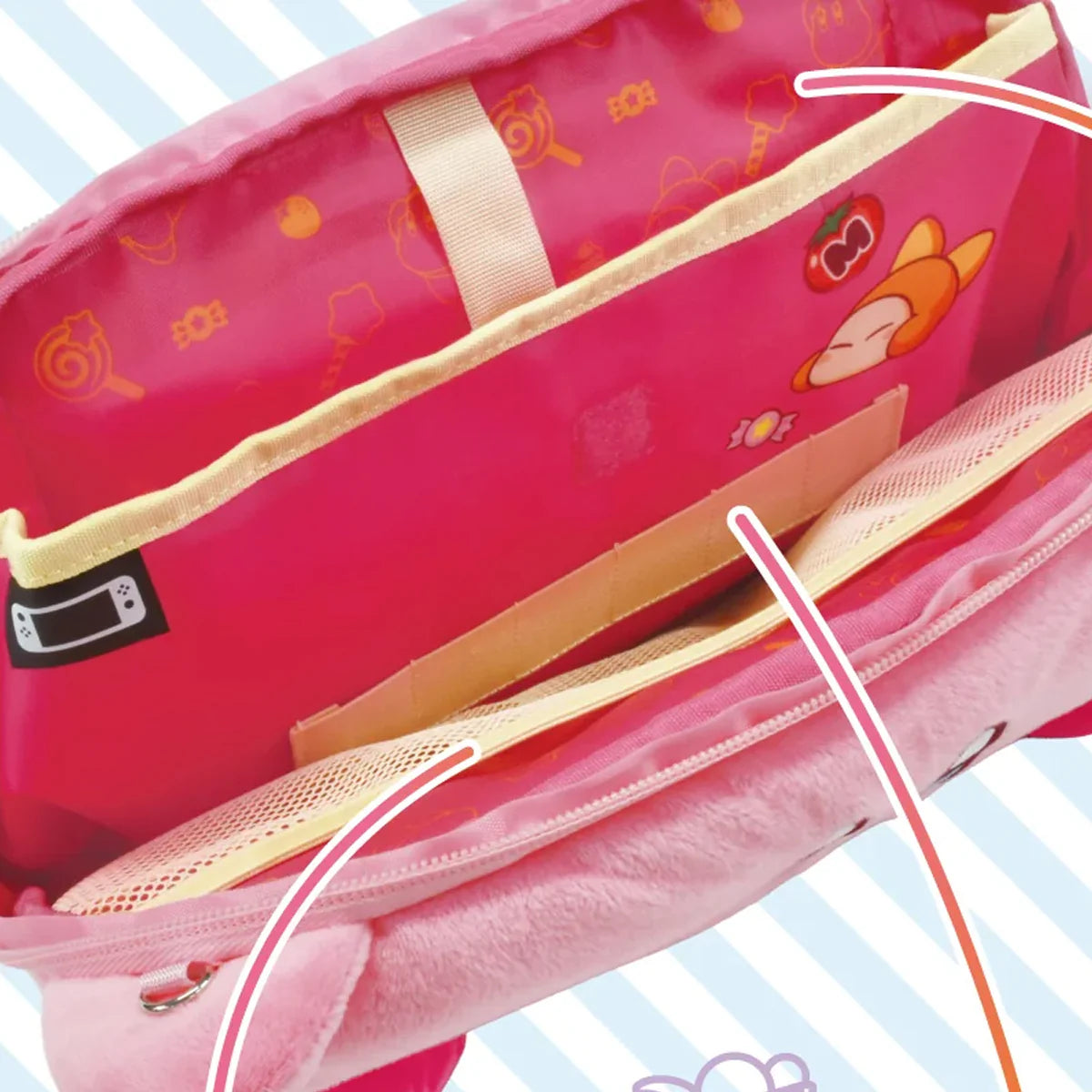 Hori Plush Pouch Kirby & Waddle Dee Series for Nintendo Switch 2 NSX-121A