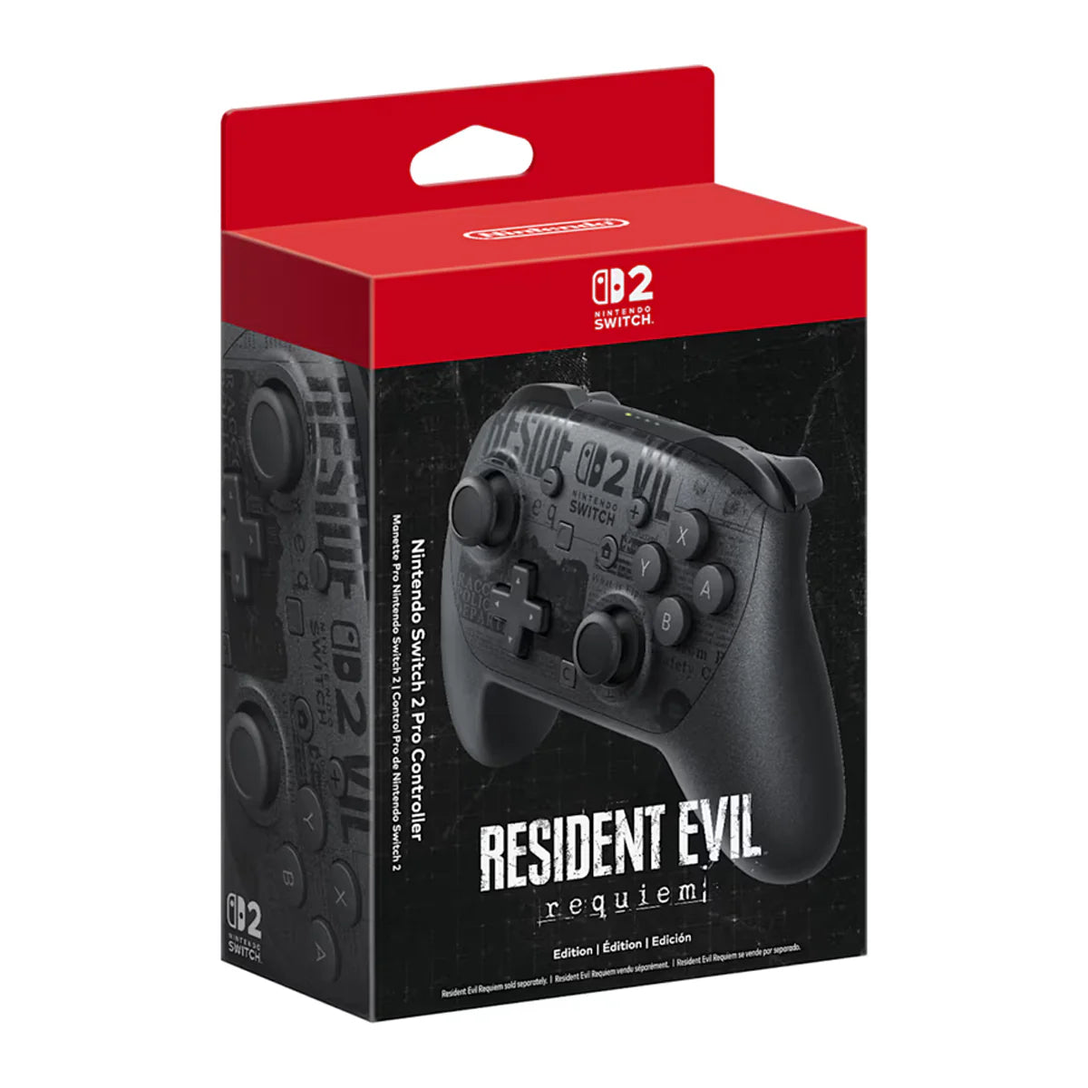 Nintendo Switch 2 Pro Controller Resident Evil Requiem Edition
