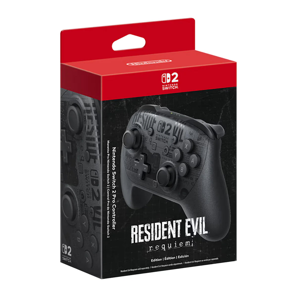 Nintendo Switch 2 Pro Controller Resident Evil Requiem Edition