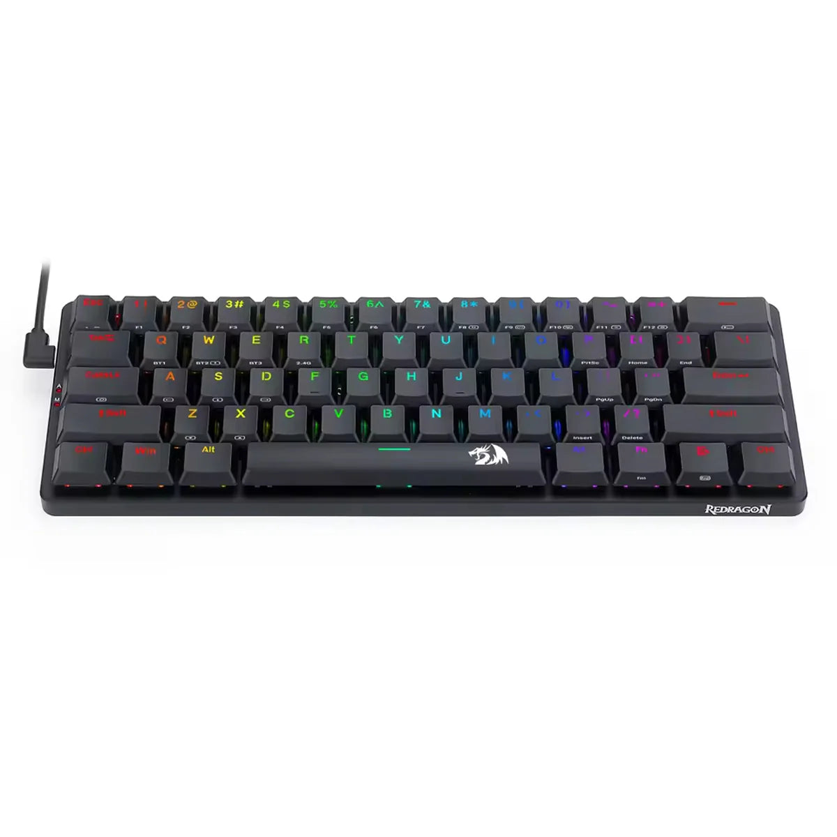 Redragon Elise Pro Wired 2.4G/BT Black Red Switch (K615P-KBS)