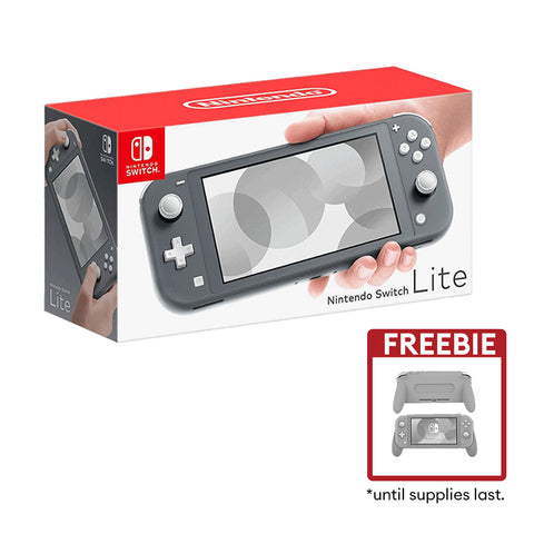 Nintendo Switch Lite - Gray with JYS Handle grip