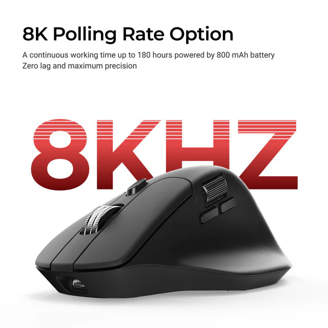 Keychron M6 Wireless Mouse White (M6S-B72)