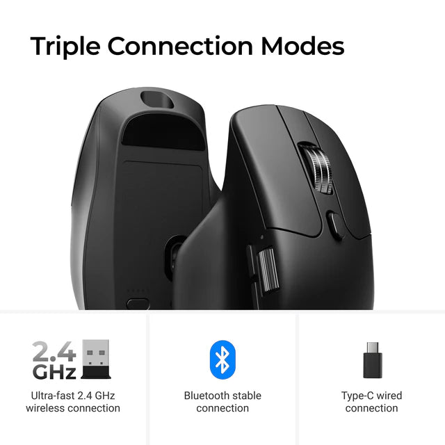 Keychron M6 Wireless Mouse White (M6S-B72)