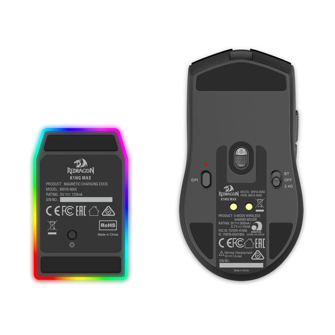 Redragon King Max Wireless Gaming Mouse
