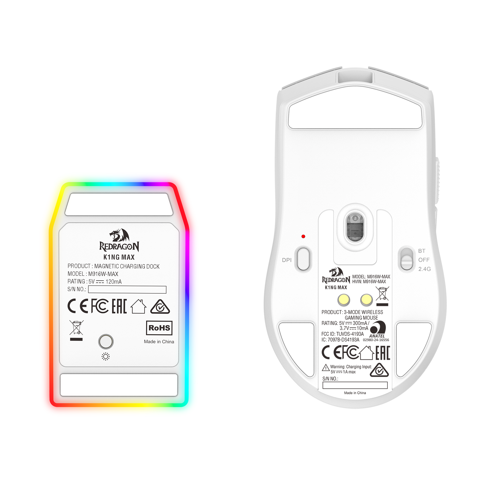 Redragon King Max Wireless Gaming Mouse