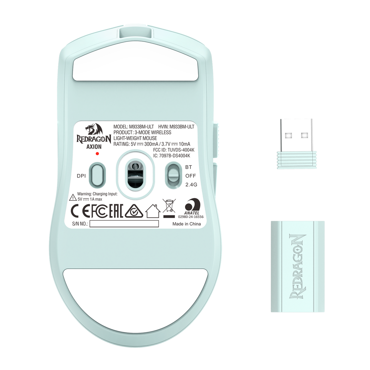 Redragon Axion Dual 8K Wireless Mouse