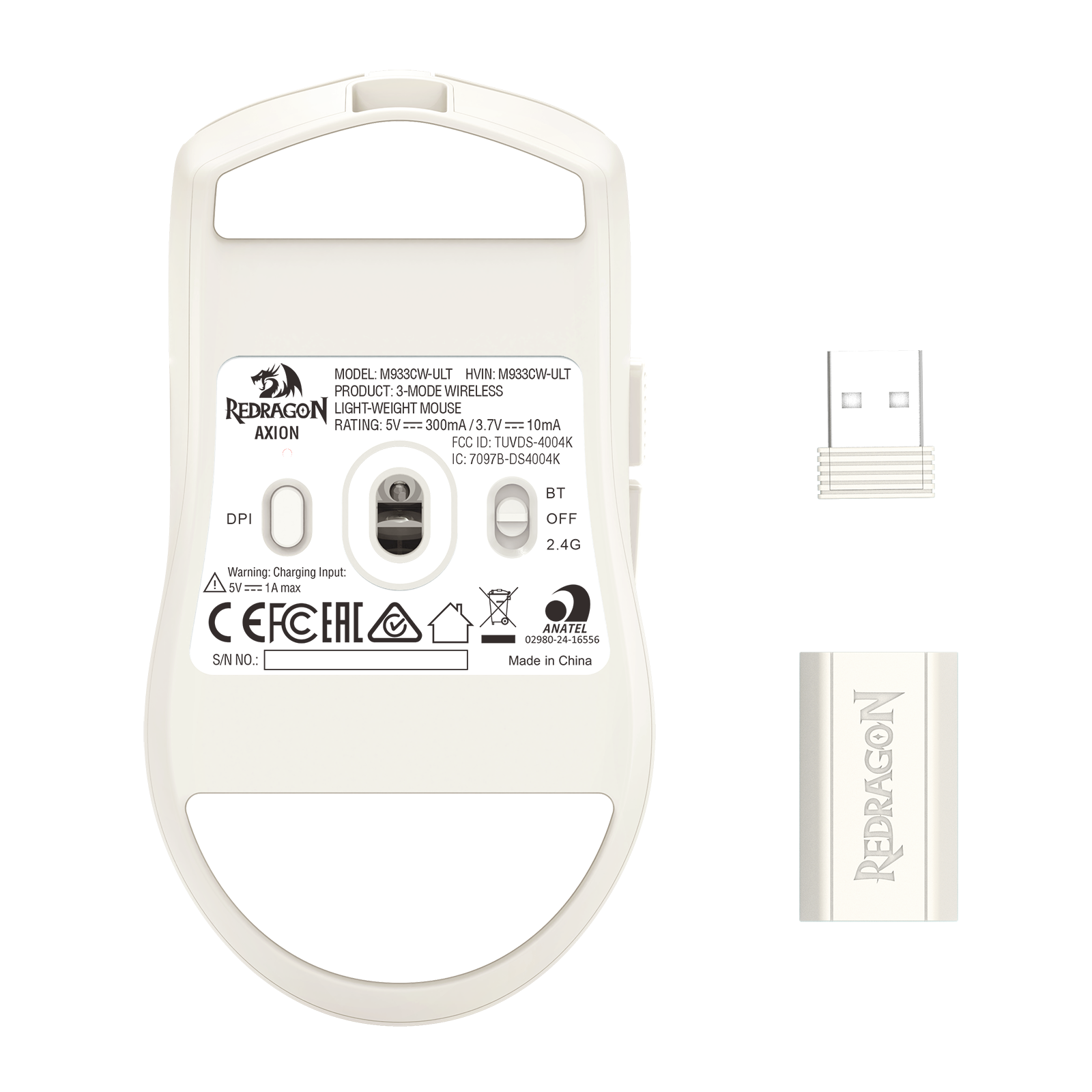 Redragon Axion Dual 8K Wireless Mouse