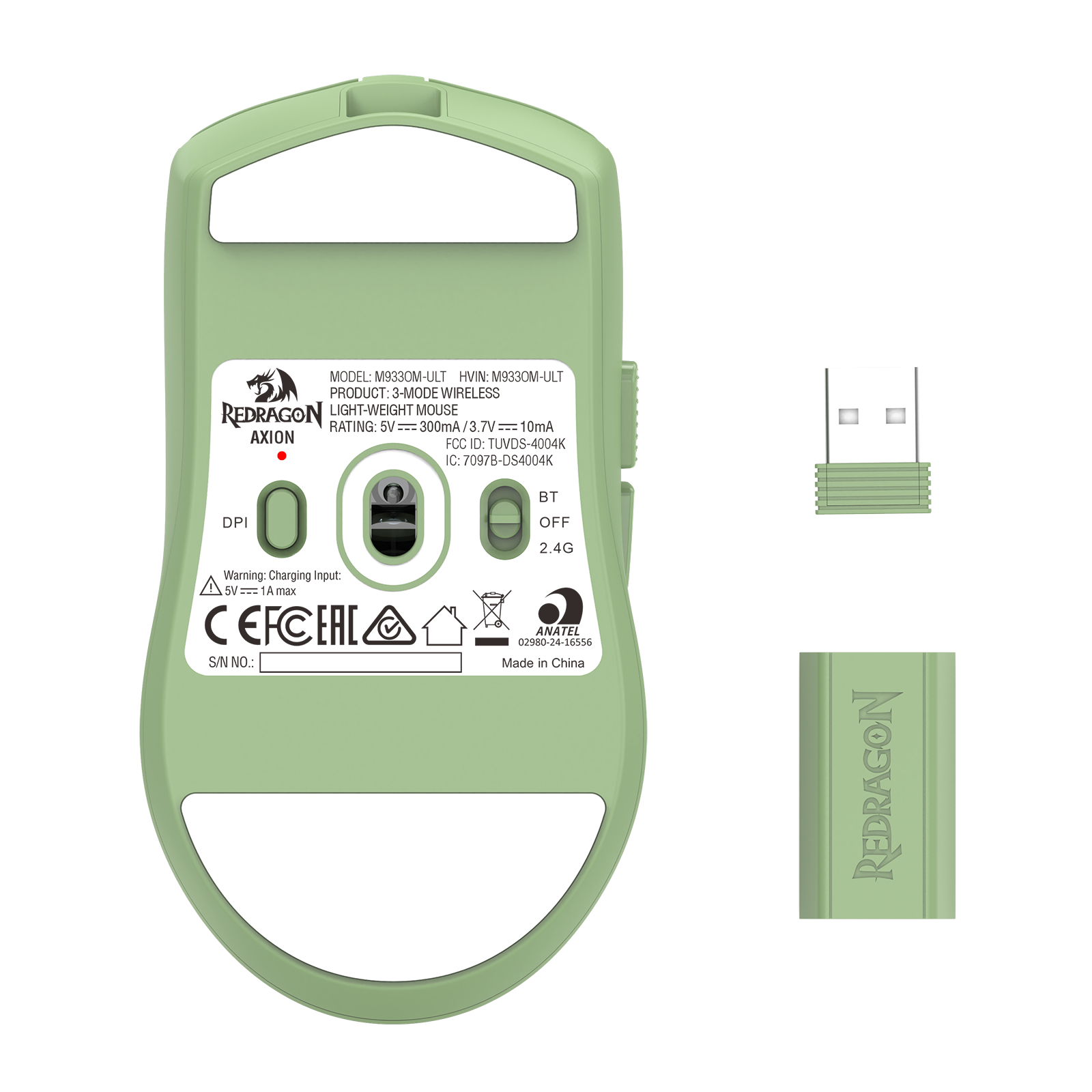 Redragon Axion Dual 8K Wireless Mouse