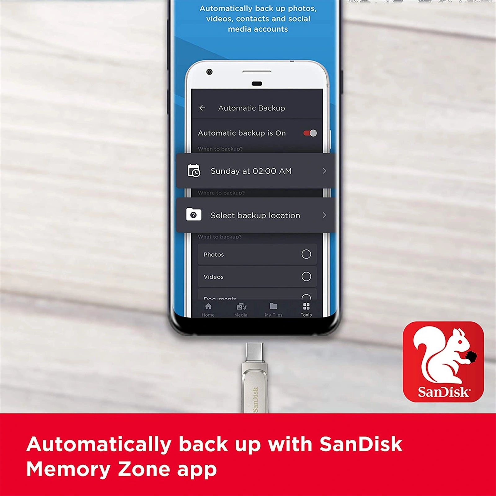 SanDisk Ultra SDDDC4 Dual Drive Luxe USB Type-C Silver