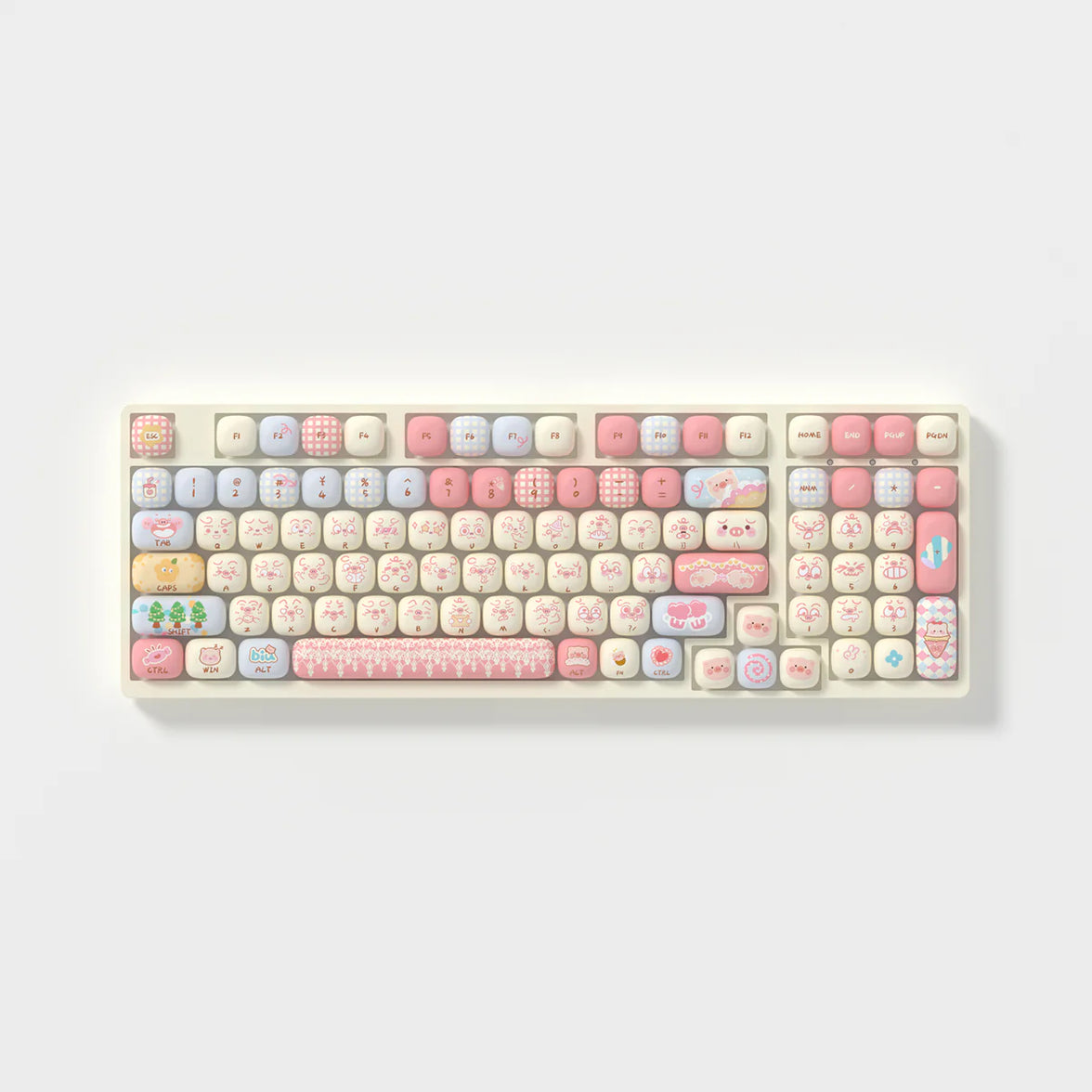Akko Piggy Party Keycap Set MOG Profile 139 Keys