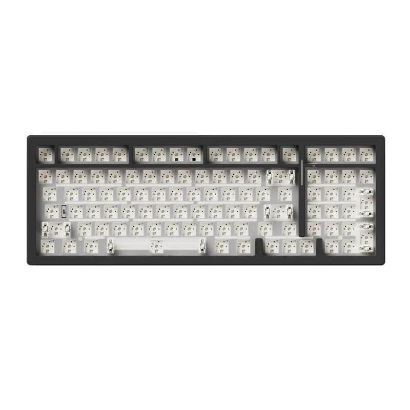 MonsGeek M2 V5 VIA Barebone Custom Kit Aluminum Case Multi-Mode RGB Hot-Swappable Mechanical Keyboard (Dark Night)