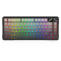 Redragon KEYBOARD WIRELESS (K724SP-RGB-PRO) BEHEMOTH PRO (GRADIENT GREY)