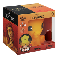 Paladone Disney Simba SquishyGlo Rechargeable Silicone Light (PP14463LK)