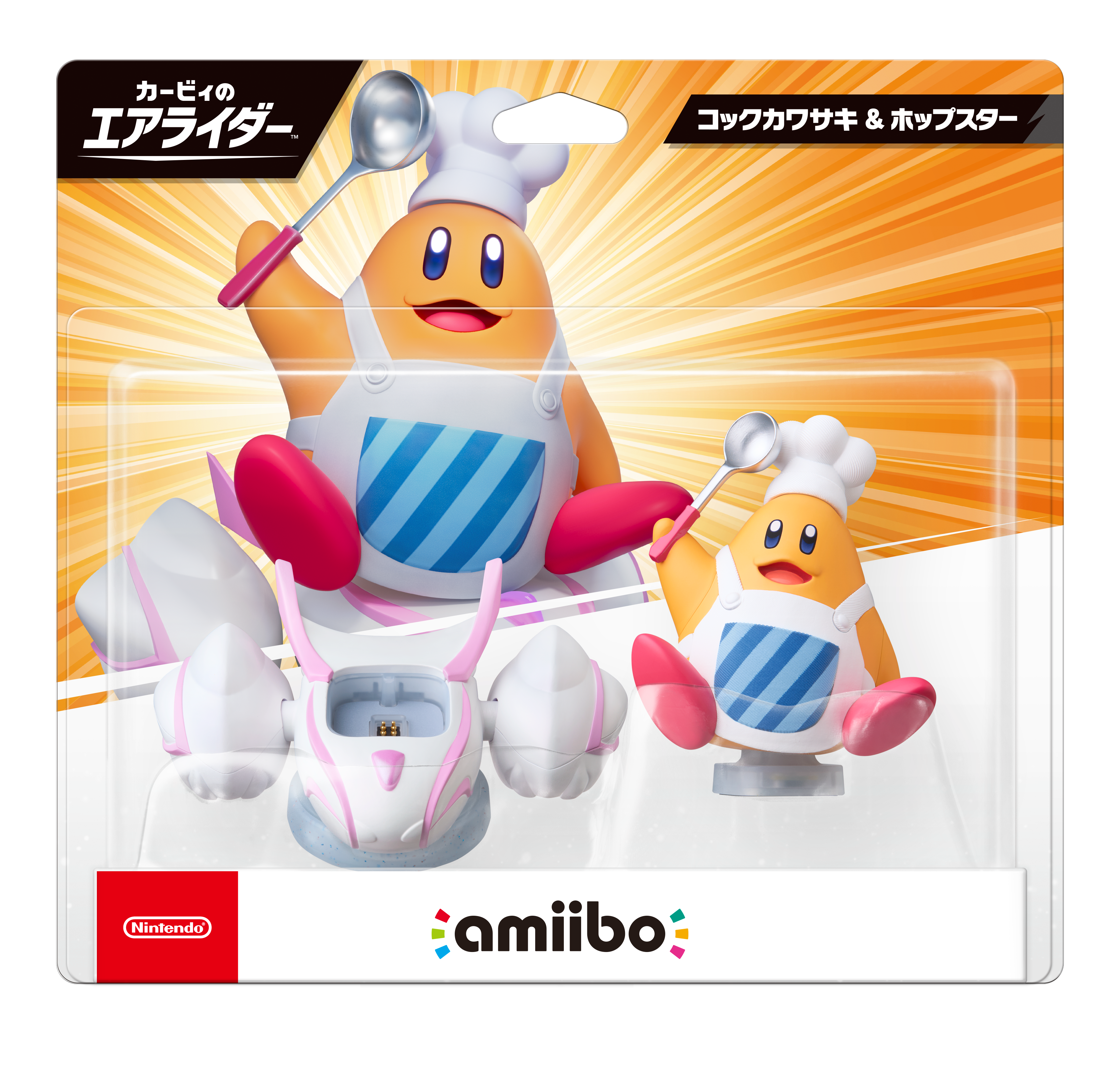 Nintendo Amiibo Chef Kawasaki & Hop Star (Kirby Air Riders Series) JPN