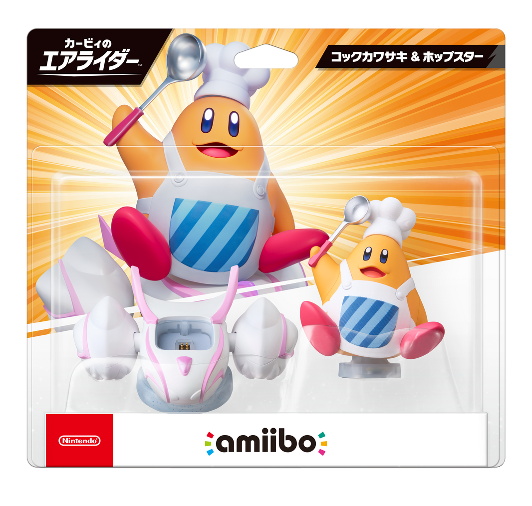 Nintendo Amiibo Chef Kawasaki & Hop Star (Kirby Air Riders Series) JPN