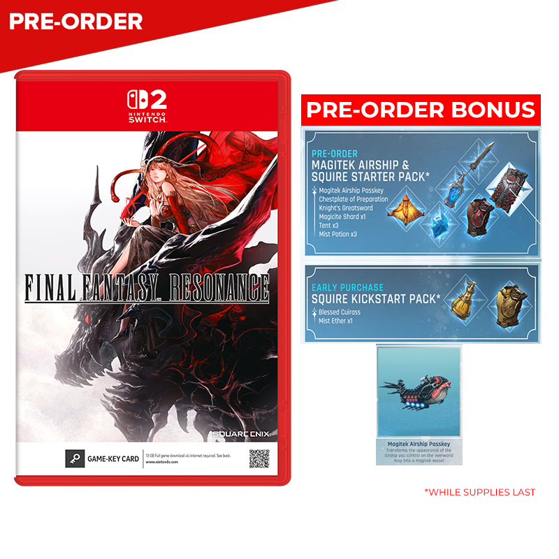 [PRE-ORDER] Nintendo Switch 2 FINAL FANTASY RESONANCE Standard Edition (Game Key Card) (ASI)