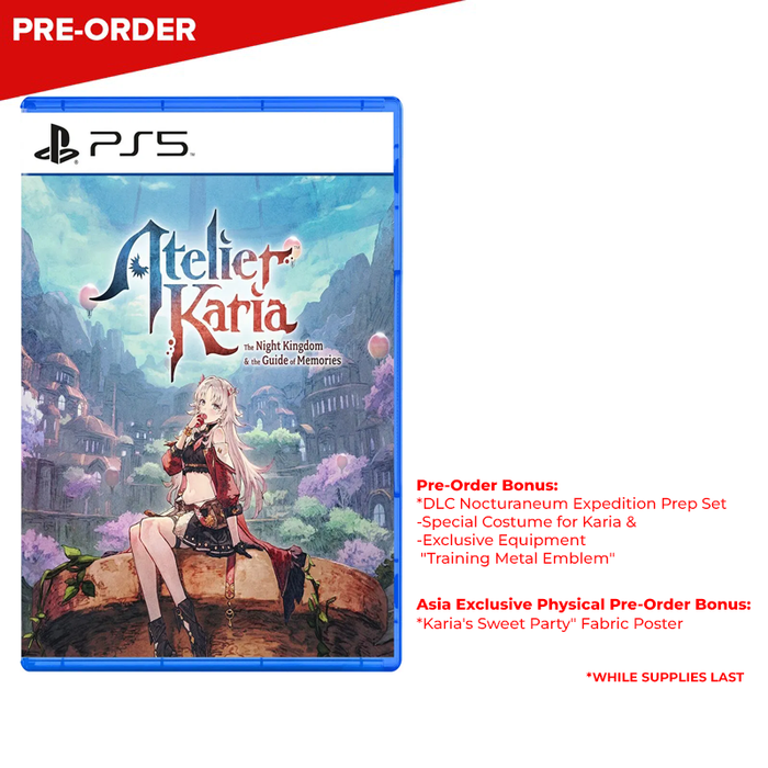 [PRE-ORDER] PlayStation 5 Atelier Karia: The Night Kingdom & the Guide of Memories Standard Edition (ASI)