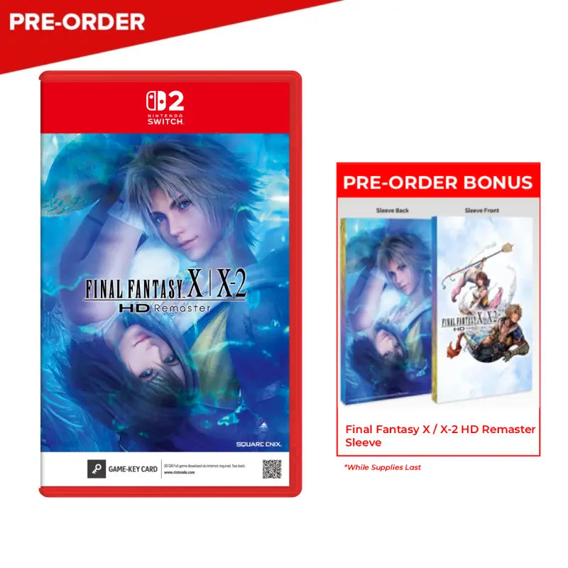 [PRE-ORDER] Nintendo Switch 2 Final Fantasy X / X-2 HD Remaster (Game Key Card) (ASI)