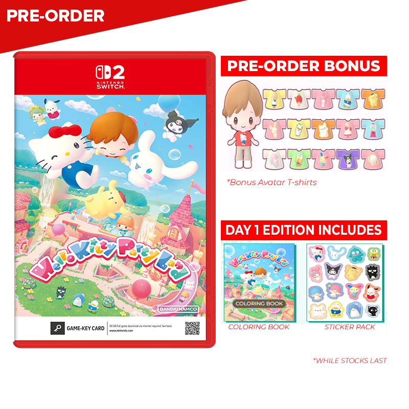 [PRE-ORDER] Nintendo Switch 2 Hello Kitty Party Land - Day 1 Edition (Game Key Card) (ASI)
