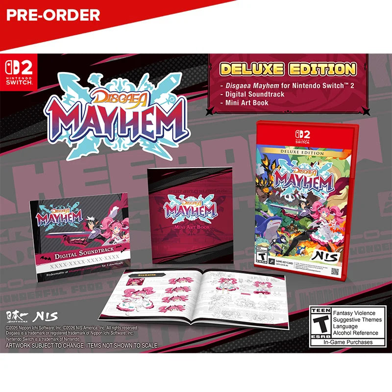 [PRE-ORDER] Nintendo Switch 2 Disgaea Mayhem Deluxe Edition (Game-Key Card) (US)