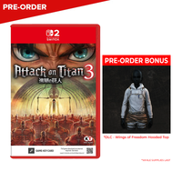[PRE-ORDER] Nintendo Switch 2 Attack on Titan 3 Standard Edition (Game Key Card) (ASI)