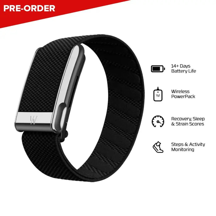 [PRE-ORDER] WHOOP LIFE MG with 12 Months Membership Obsidian/Titanium (2025) (US)