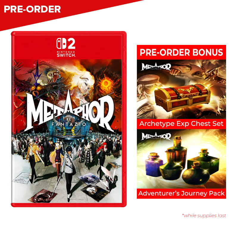 [PRE-ORDER] Nintendo Switch 2 Metaphor ReFantazio (Game Key Card) (ASI)