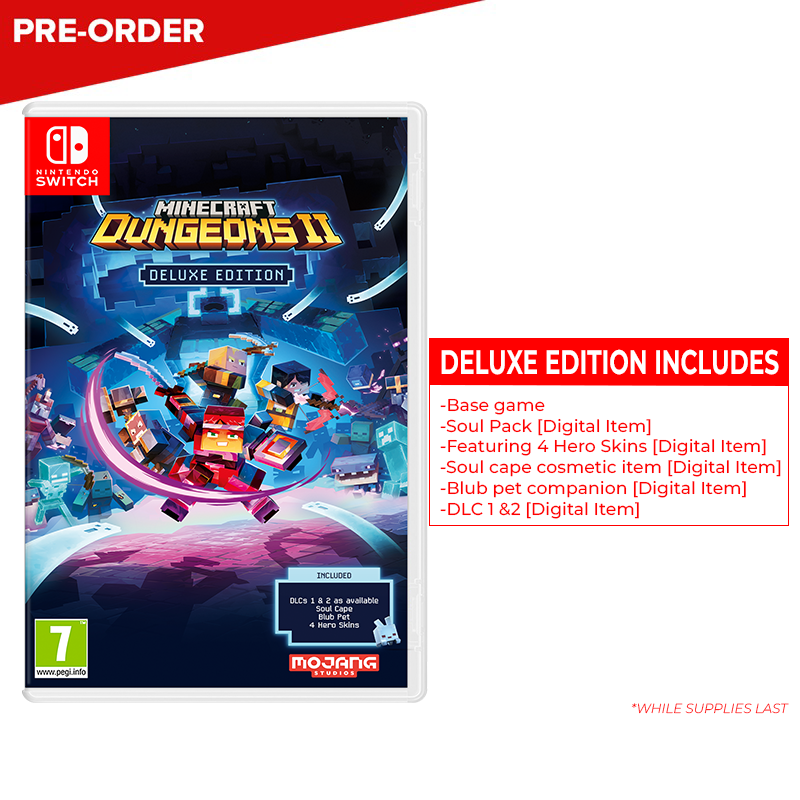 [PRE-ORDER] Nintendo Switch Minecraft Dungeons II – Deluxe Edition (EU)
