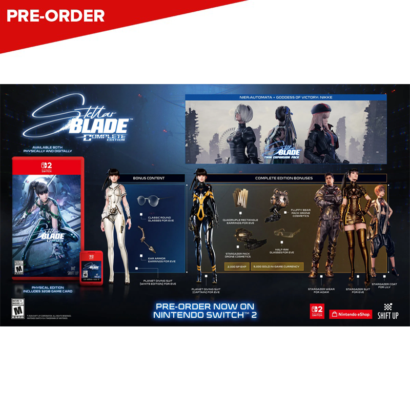 [PRE-ORDER] Nintendo Switch 2 Stellar Blade Complete Edition (EU)