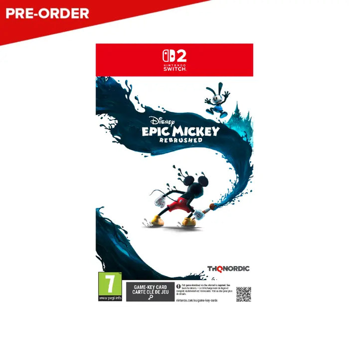 [PRE-ORDER] Nintendo Switch 2 Disney Epic Mickey: Rebrushed (Game Key Card) (EUR)